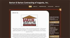 Desktop Screenshot of bartoncontractingco.com