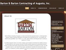 Tablet Screenshot of bartoncontractingco.com